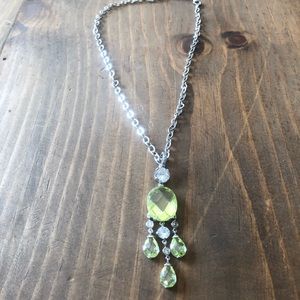 ⭐️3-$20 Silver and yellow, cz necklace